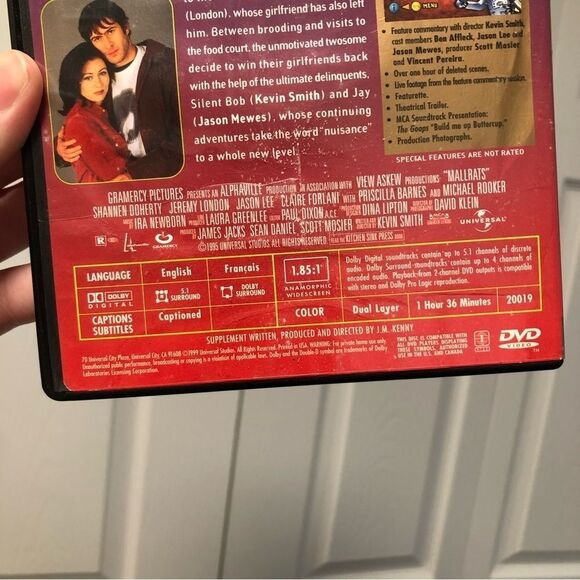 Mallrats DVD Collector's Edition Movie with case - Picture 3 of 5